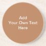 Plain Brown with White Text. Custom