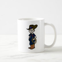 plain_cowboy, Joe star of life Large Mugs