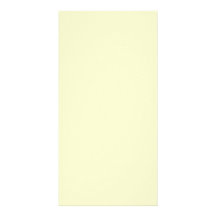 Plain Cream Background Customized Photo Card