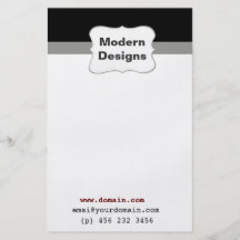 Plain Elegant Modern Designs Simple Shape Flyers