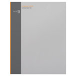 Plain Elegant Modern Simple Orange Stripe