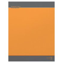 Plain Elegant Simple Orange / Grey Stripe