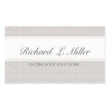 Plain Elegant Style Business Card