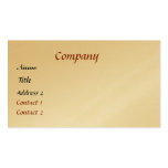 Plain Golden> Business Card