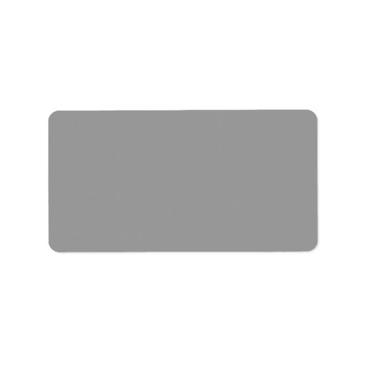 Plain Grey Background Address Labels