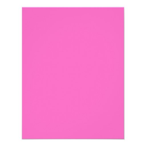Plain Hot Pink Background. Custom Invite