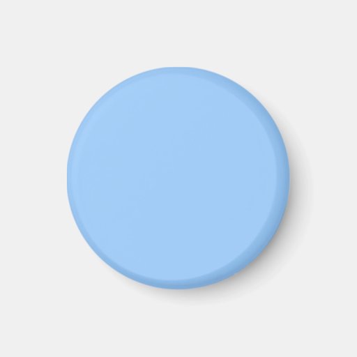 Plain Light Blue Background. Fridge Magnet