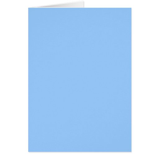 Plain Light Blue Background. Greeting Card