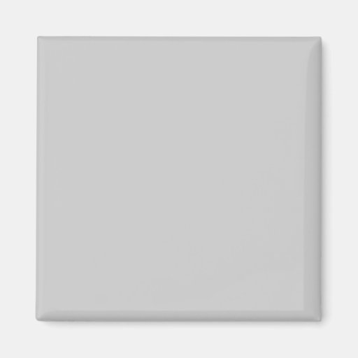 Plain Light Grey Background Fridge Magnet