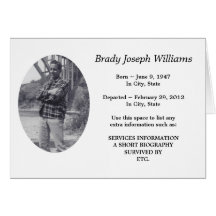 plain memoriam cards