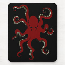 Plain Octopus Mousepad