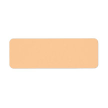 Plain Peach Colour Background. Return Address Label