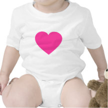 Plain Pink Heart T-shirt