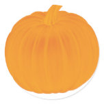 Plain Pumpkin Sticker