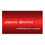 Plain Shades of Red Professional Business Cards