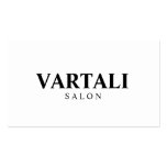 Plain White Classic Business Card