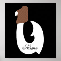 Plain White fish hook, Name canvas print