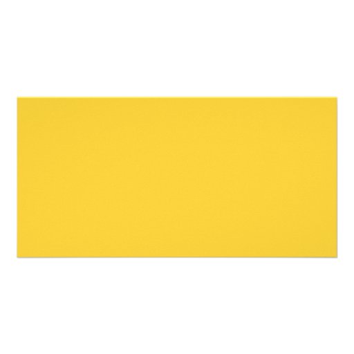 Plain Yellow Background. Photo Card