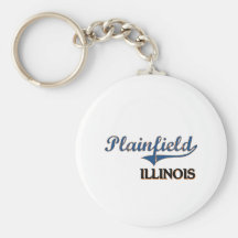 Plainfield Illinois City Classic Key Chains