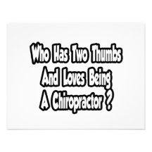 Plaisanterie de chiroprakteur… deux pouces faire-parts