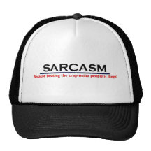Plaisanterie drôle de sarcasme de KRW Casquettes