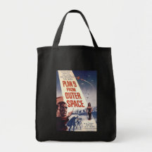 Plan 9 From Outer Space Movie Poster Canvas Bag
