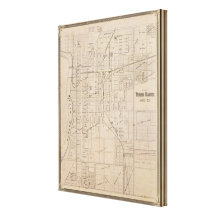 Plan de Terre Haute, Vigo Co Impressions Sur Toile