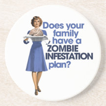 Plan d'infestation de zombi dessous de verre