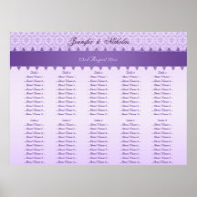 Plan lilas et pourpre d'allocation des places de m affiches