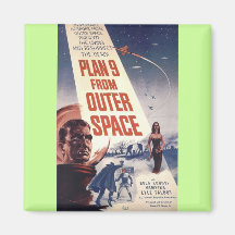 Plan nine from outer space" magnet