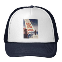 Plan nine from outer space" trucker hat