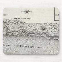Plan Of Fort Baton Rouge Mouse Pad