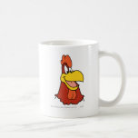 Plan rapproché de leghorn de corne de brume tasses