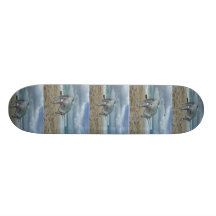 Planche à roulettes à cornes de licorne
