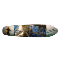 Planche à roulettes commerciale de plongée