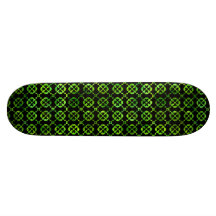 Planche à roulettes croisée verte