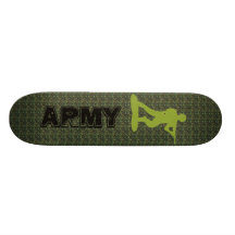 planche à roulettes d'ARMÉE de camouflage