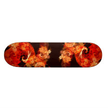 Planche à roulettes d'art abstrait de Firebirds de