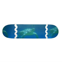 Planche à roulettes de bain de tortue de mer