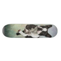 Planche à roulettes de Boston Terrier
