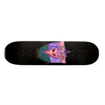 Planche à roulettes de crinière de rat