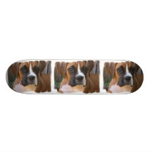 Planche à roulettes de délivrance de chien de boxe