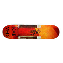 Planche à roulettes de marque de Karved
