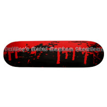 Planche à roulettes de mutilation en métal de boul