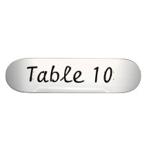 Planche à roulettes de nombre de Tableau