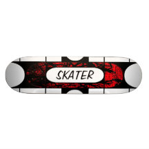 Planche à roulettes de patineur