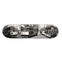 Planche à roulettes de voiture de rue de San Franc