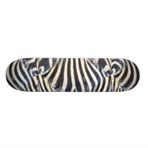 Planche à roulettes de zèbre