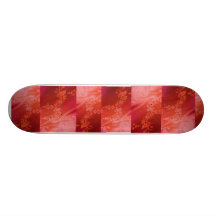 Planche à roulettes florale rouge d'élégance - per