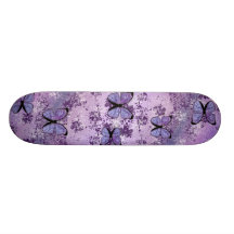 Planche à roulettes grunge pourpre